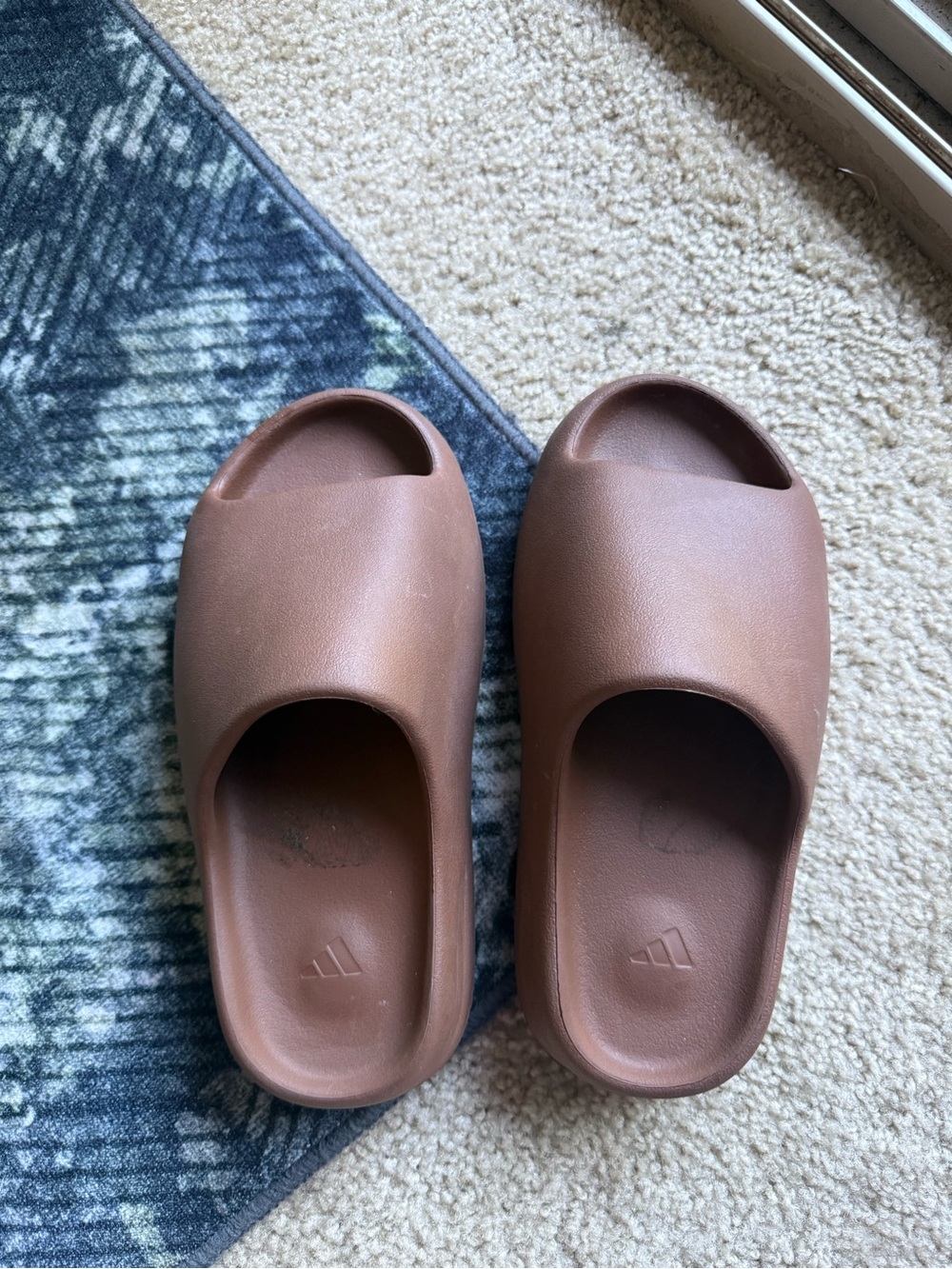 adidas YEEZY Slide Sandals in Brown